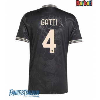 Juventus Federico Gatti #4 Tricou Fotbal Replică 2025-26 Barbati Treilea
